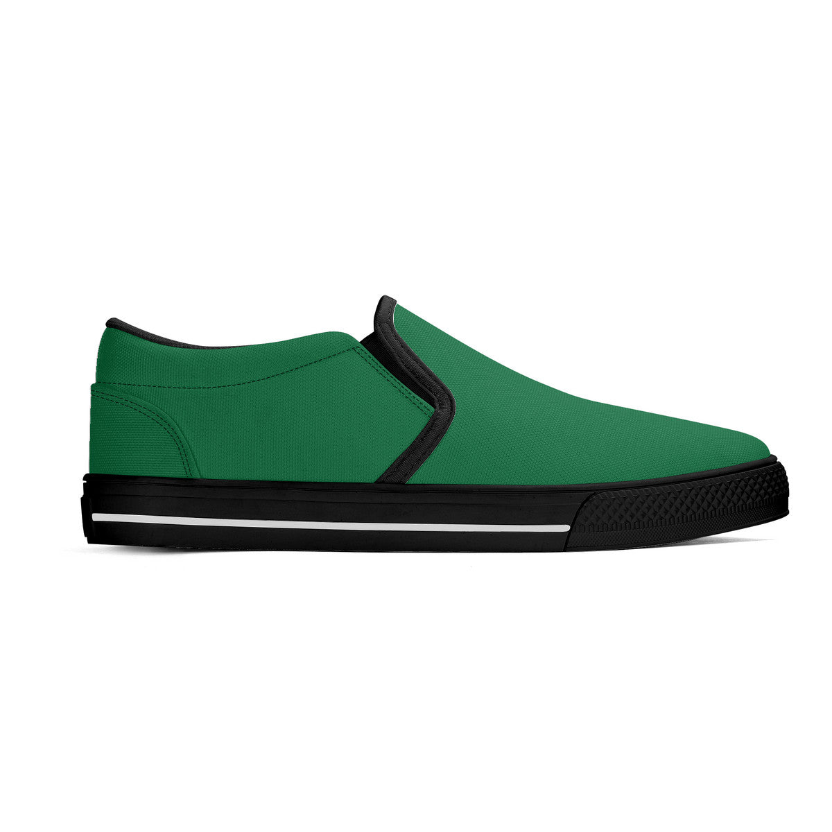 Green Unisex Slip-on Shoes