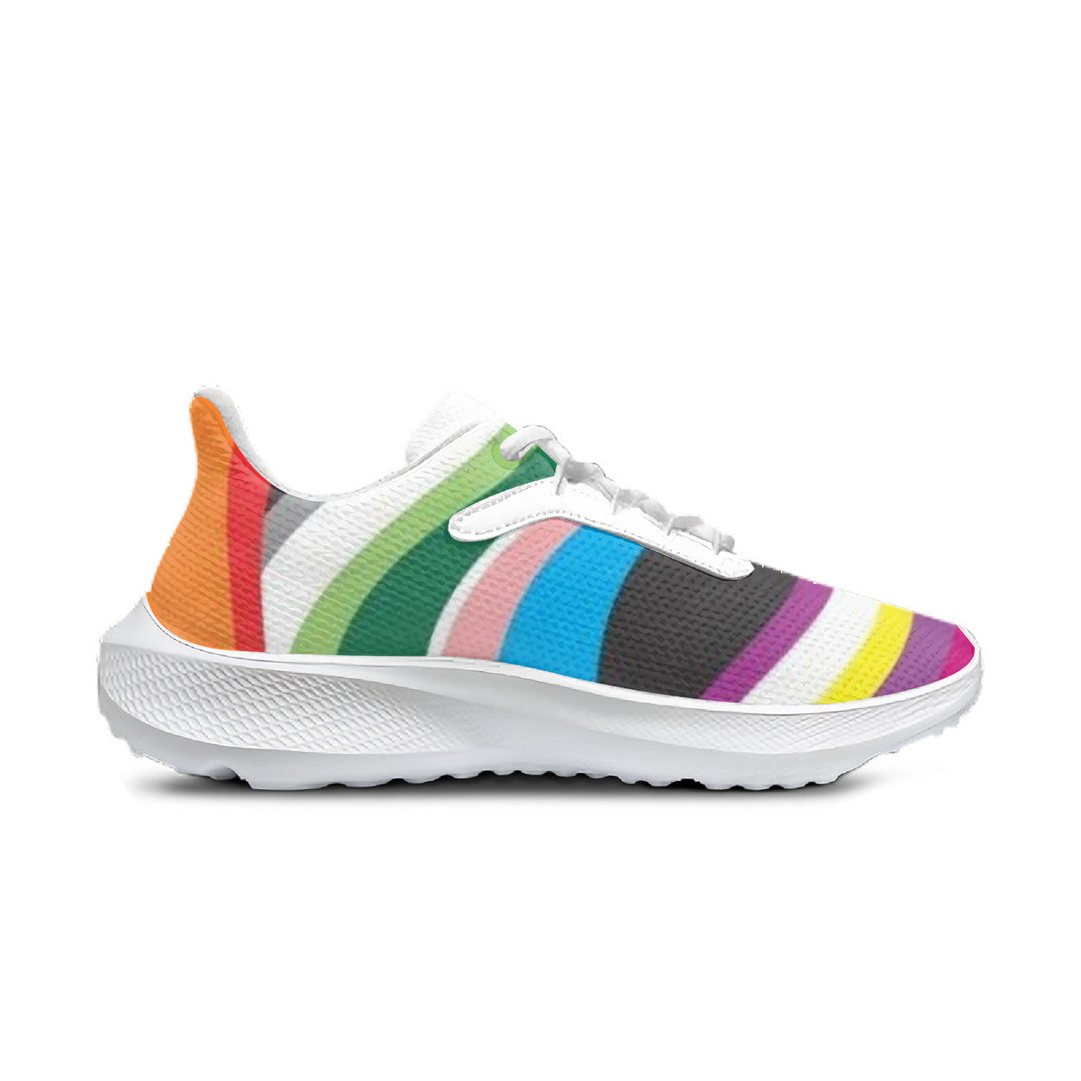 LGTBQ Unisex Lace Up Running Shoes