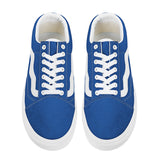 Blue Low Top Flat Sneaker