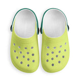 Kid's  Neon Green Casual Clogs