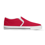 Trendy Red Unisex Slip-on Shoes