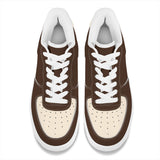 Brown Unisex Microfiber Sneaker