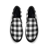 Buffalo Check Unisex Slip-on Shoes