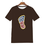 Brown Print  swag T-Shirt