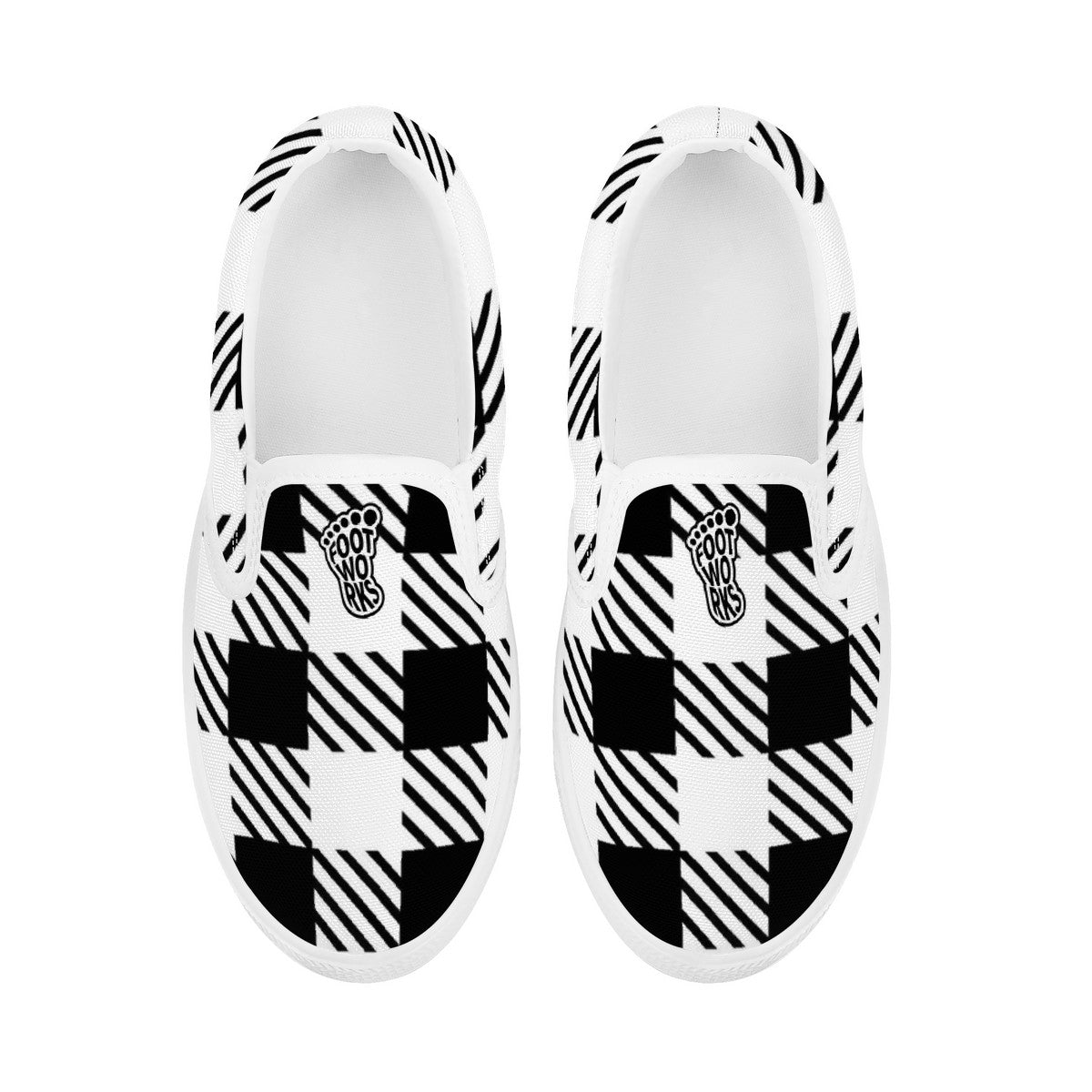 Kids Slip-on shoes - B&W Pattern