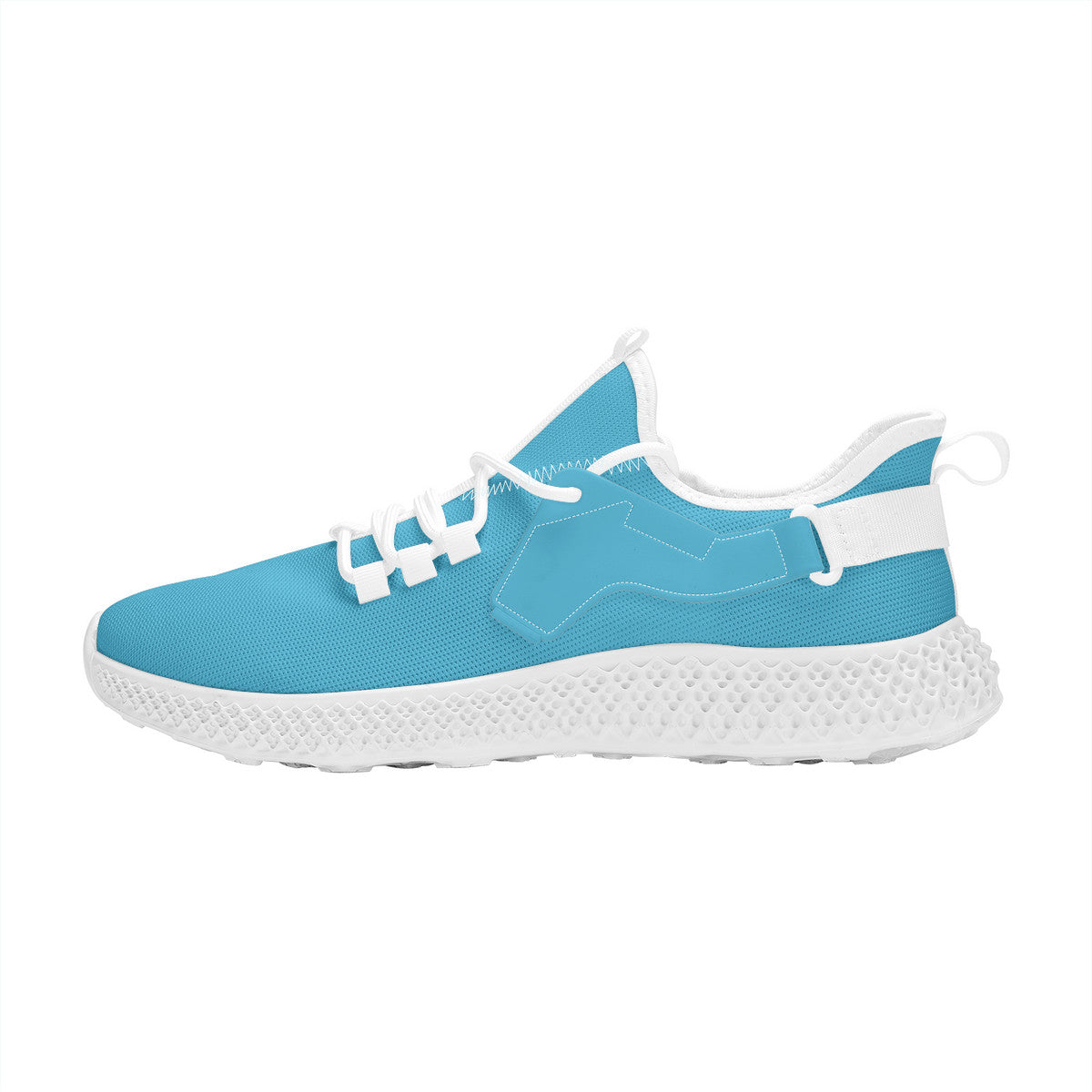 Blue Mesh Knit Shoes