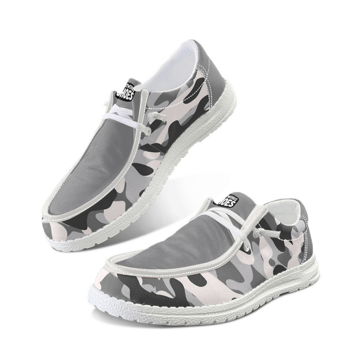 Camo Unisex Canvas Loafers