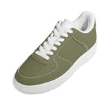 Olive Green Low Top Unisex Sneaker