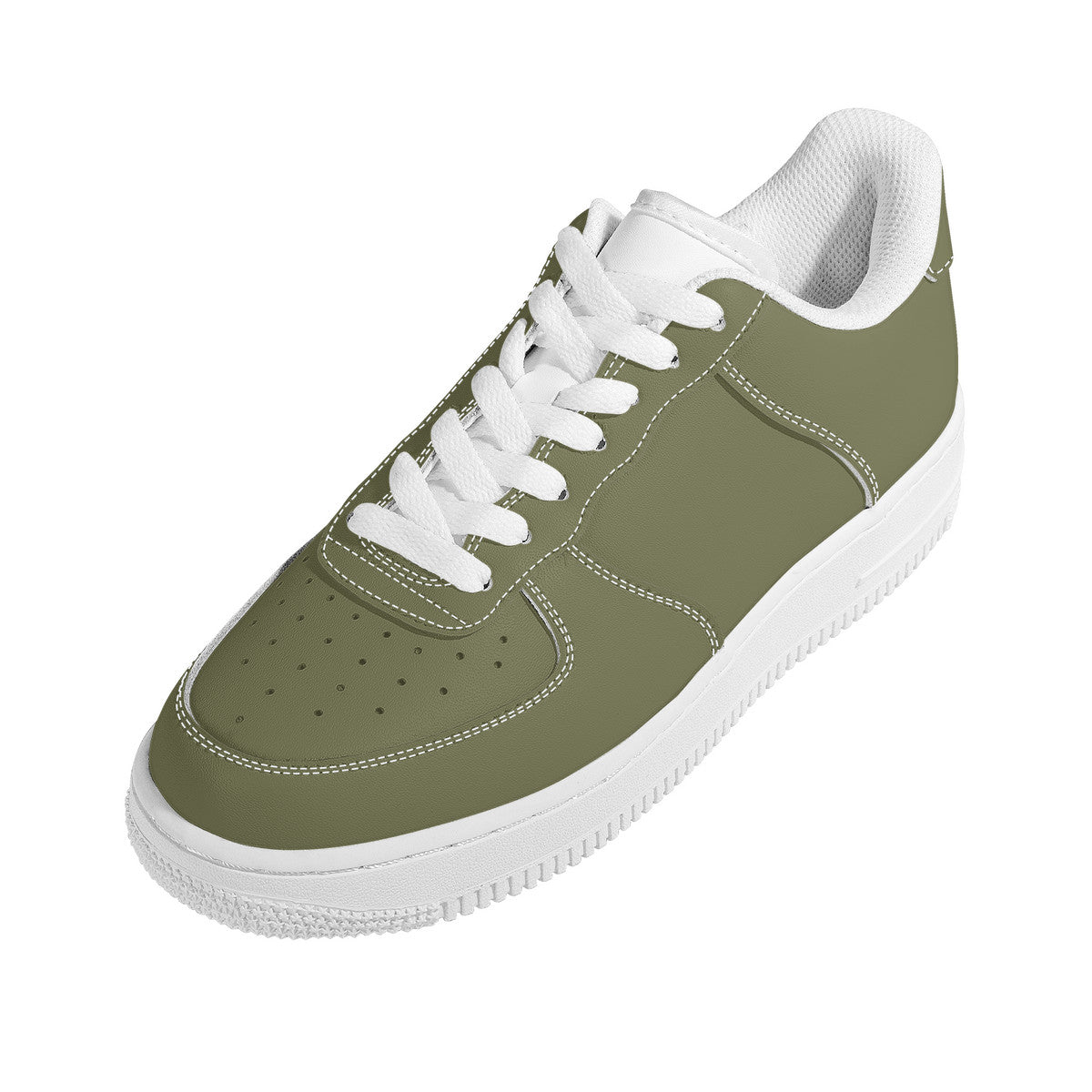 Olive Green Low Top Unisex Sneaker