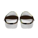 Kids Camo Pattern Clogs