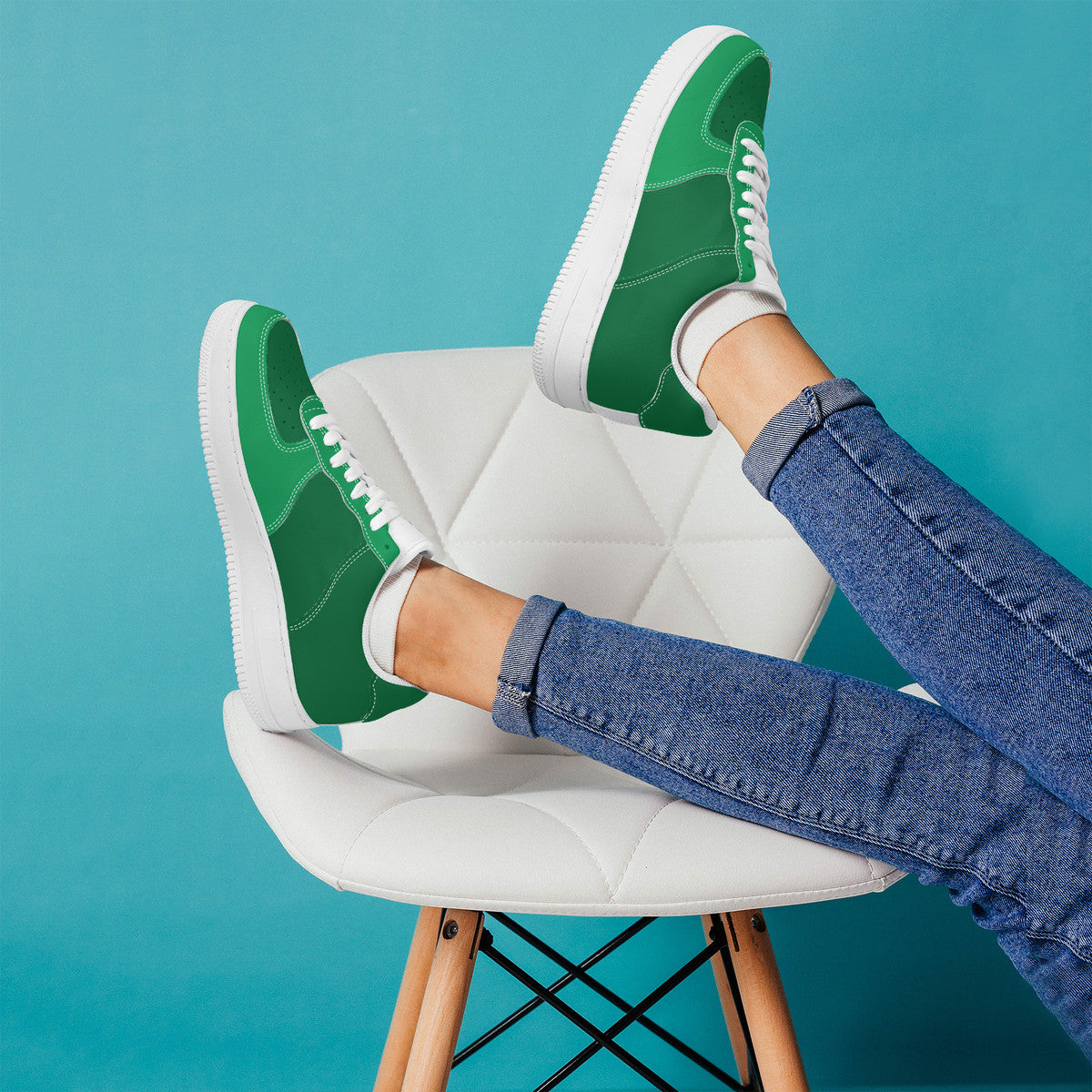 Green Low Top Unisex Sneaker