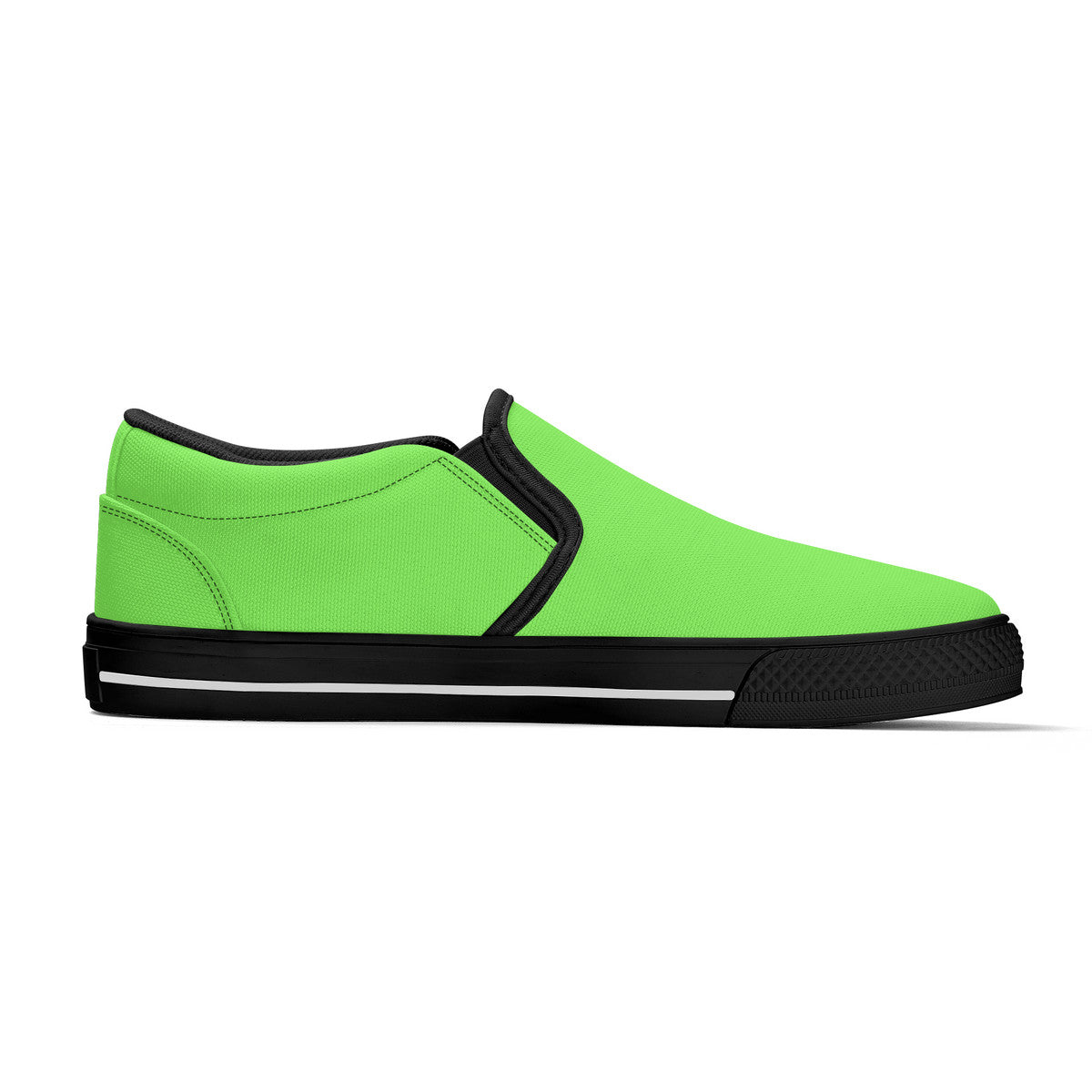 Neon Green Unisex Slip-on Shoes