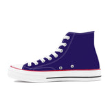 Ravens Purple High Top Canvas Shoes