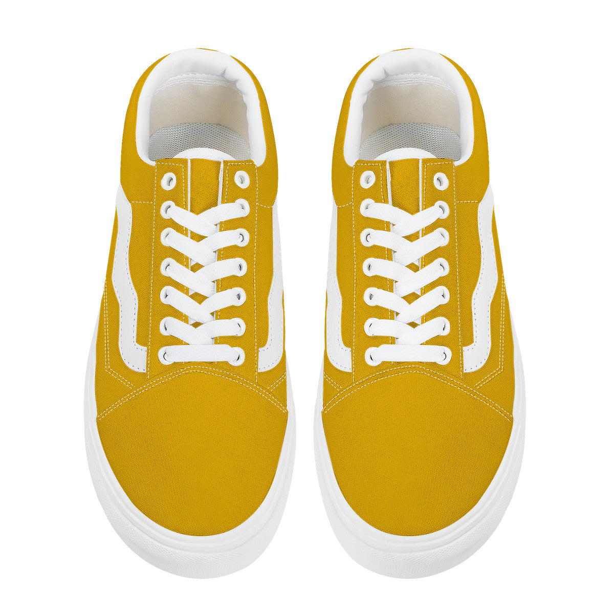 Yellow Low Top Flat Sneaker