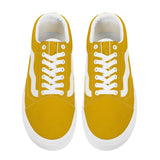 Yellow Low Top Flat Sneaker