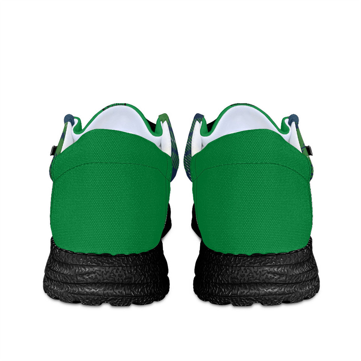 Plaid Pattern Canvas Loafers