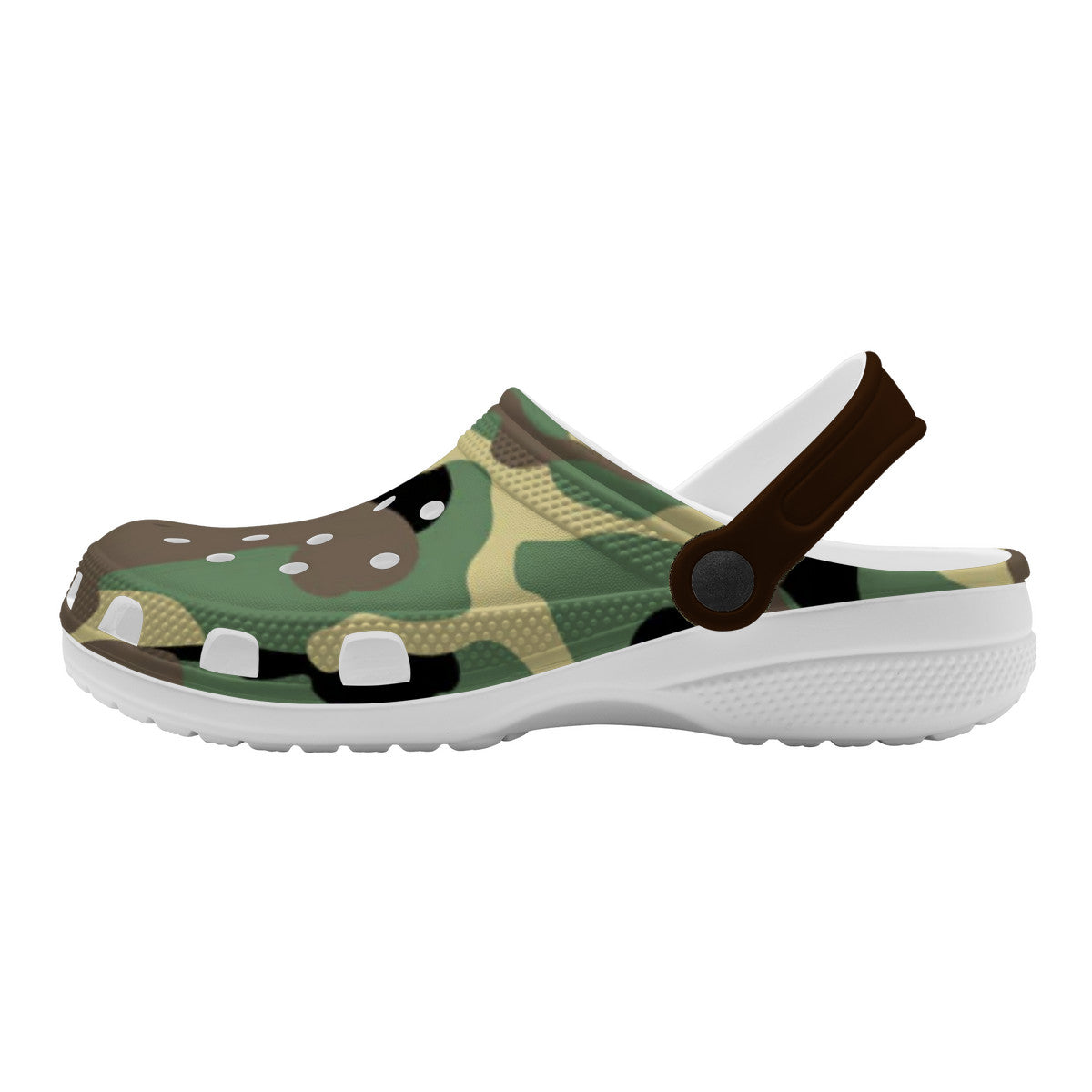 Kids Camo Pattern Clogs