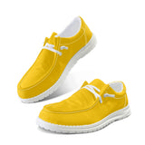 Bannana Yellow Canvas Loafers