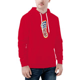 Red Men's All Over Print Hoodie