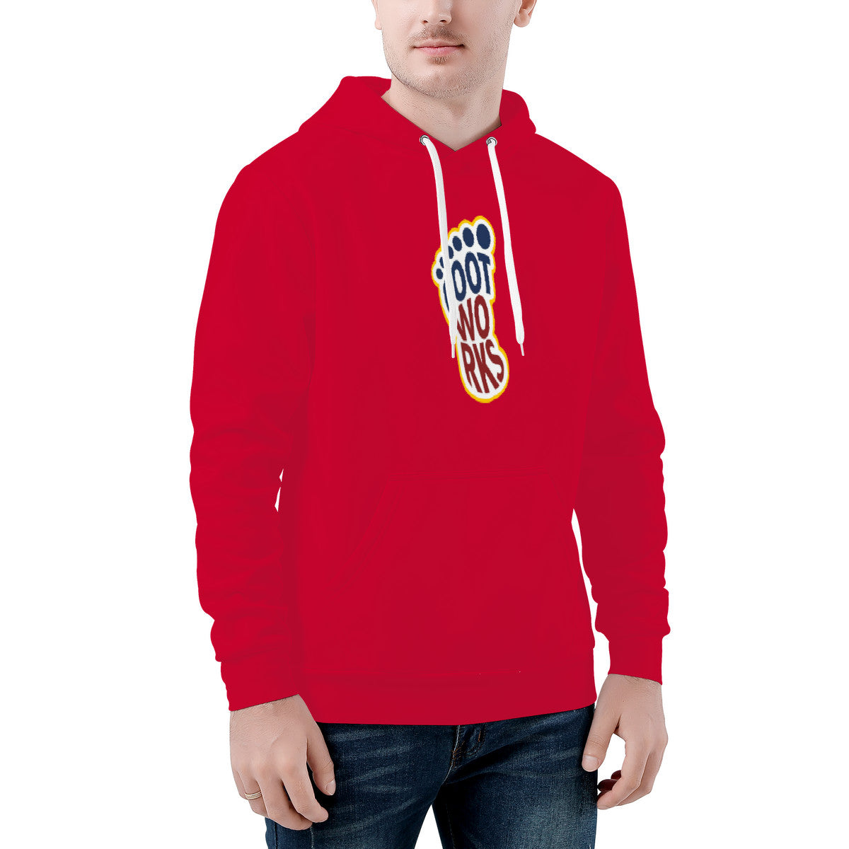 Red Men's All Over Print Hoodie