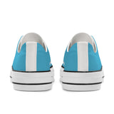 Blue Unisex Classic Low Top Canvas Shoes