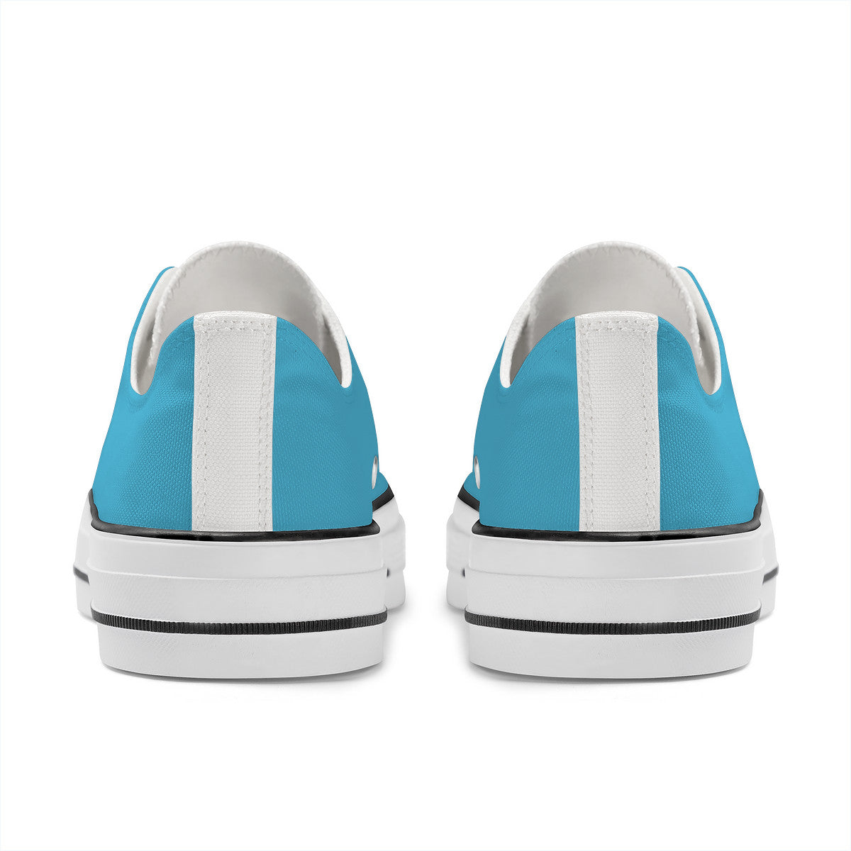 Blue Unisex Classic Low Top Canvas Shoes