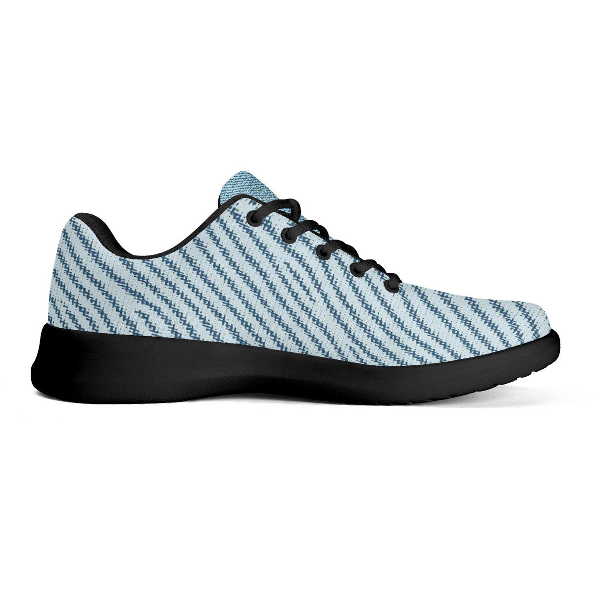 Unisex Denim Blue Athletic Running Shoes