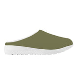 Olive Green Mesh Slipper