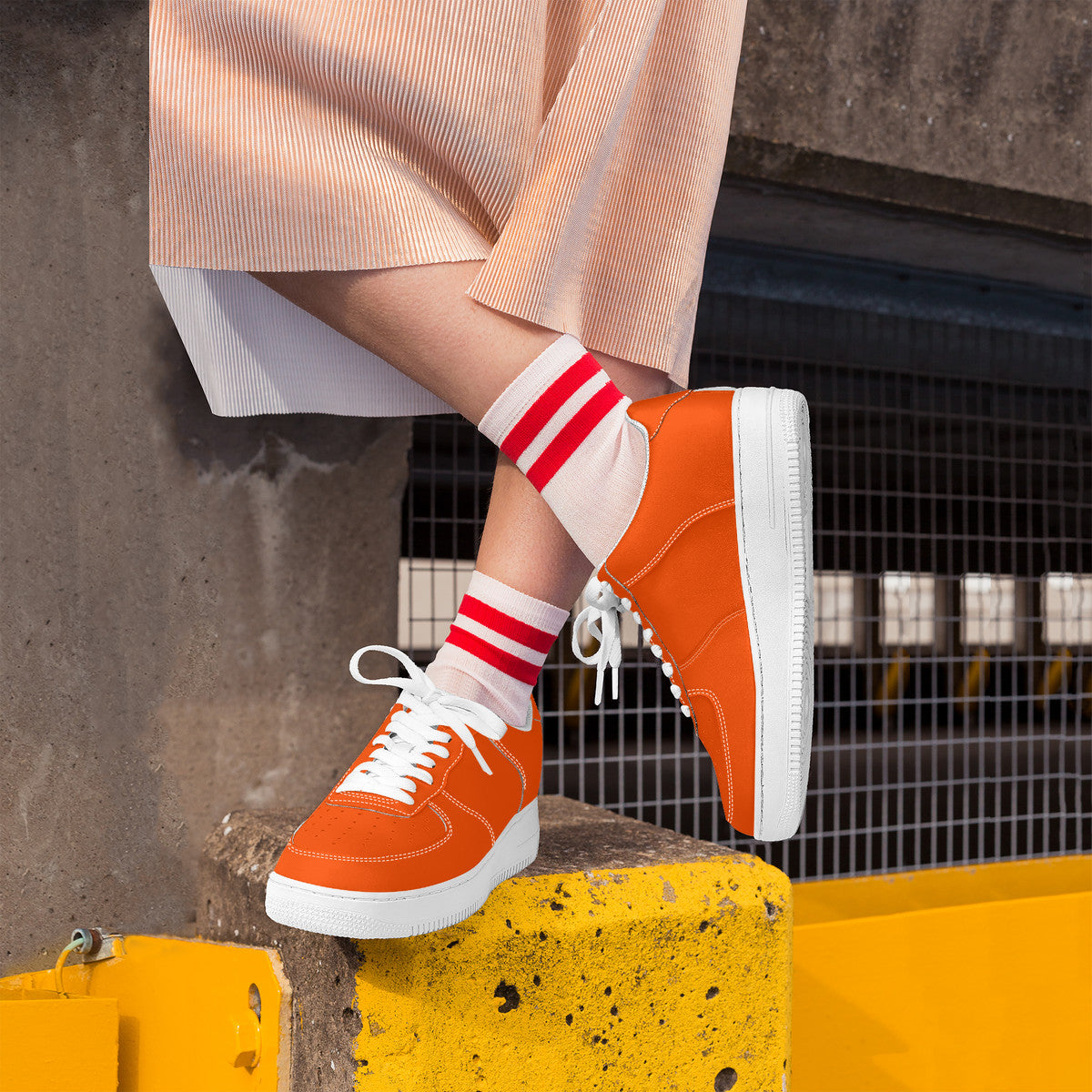 Orioles Orange Low Top Unisex Sneaker