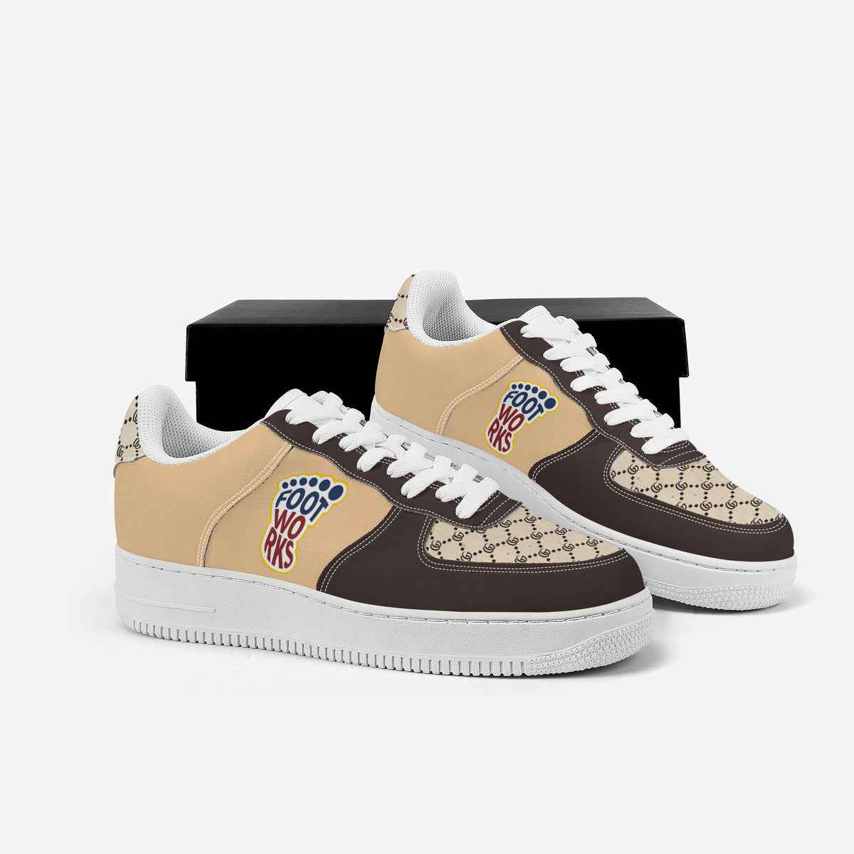 Brown Low Top Unisex Sneaker