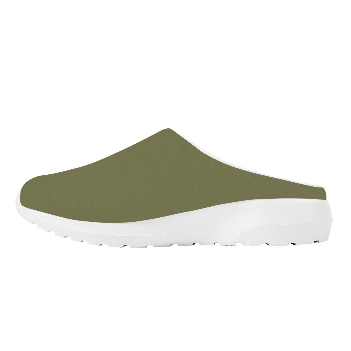 Olive Green Mesh Slipper