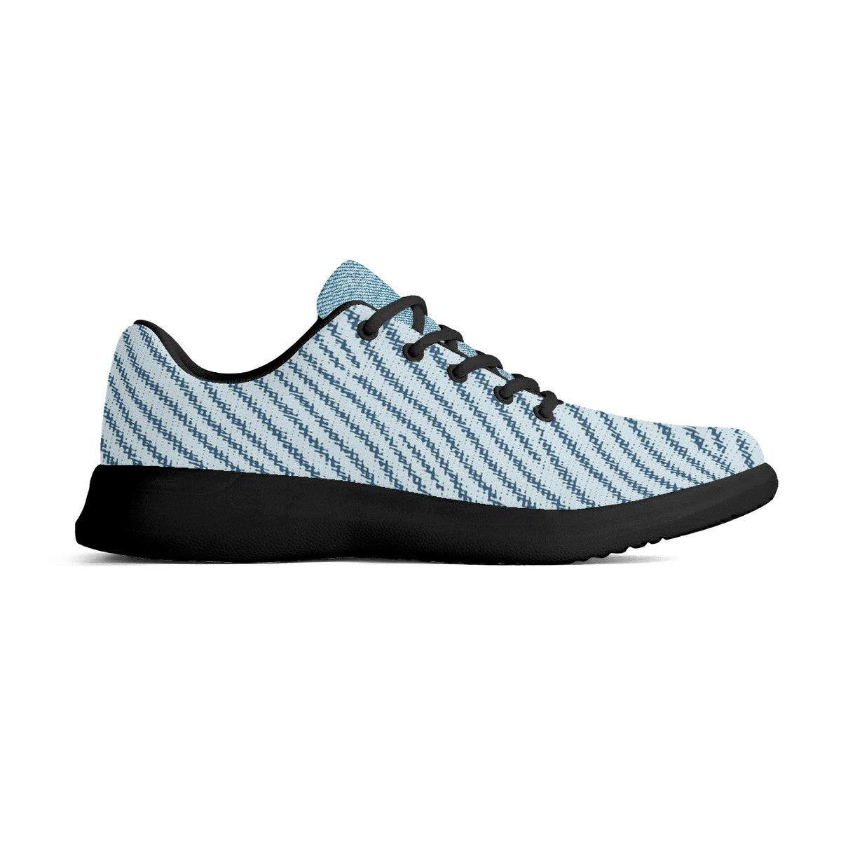 Unisex Denim Blue Athletic Running Shoes