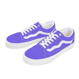 Purple Low Top Flat Sneaker