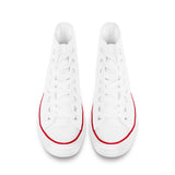 White High Top Canvas Shoes