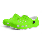 Kid's Neon Green Casual Clogs