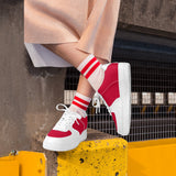 Red Low Top Unisex Sneaker