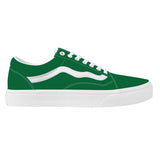 Green Low Top Flat Sneaker