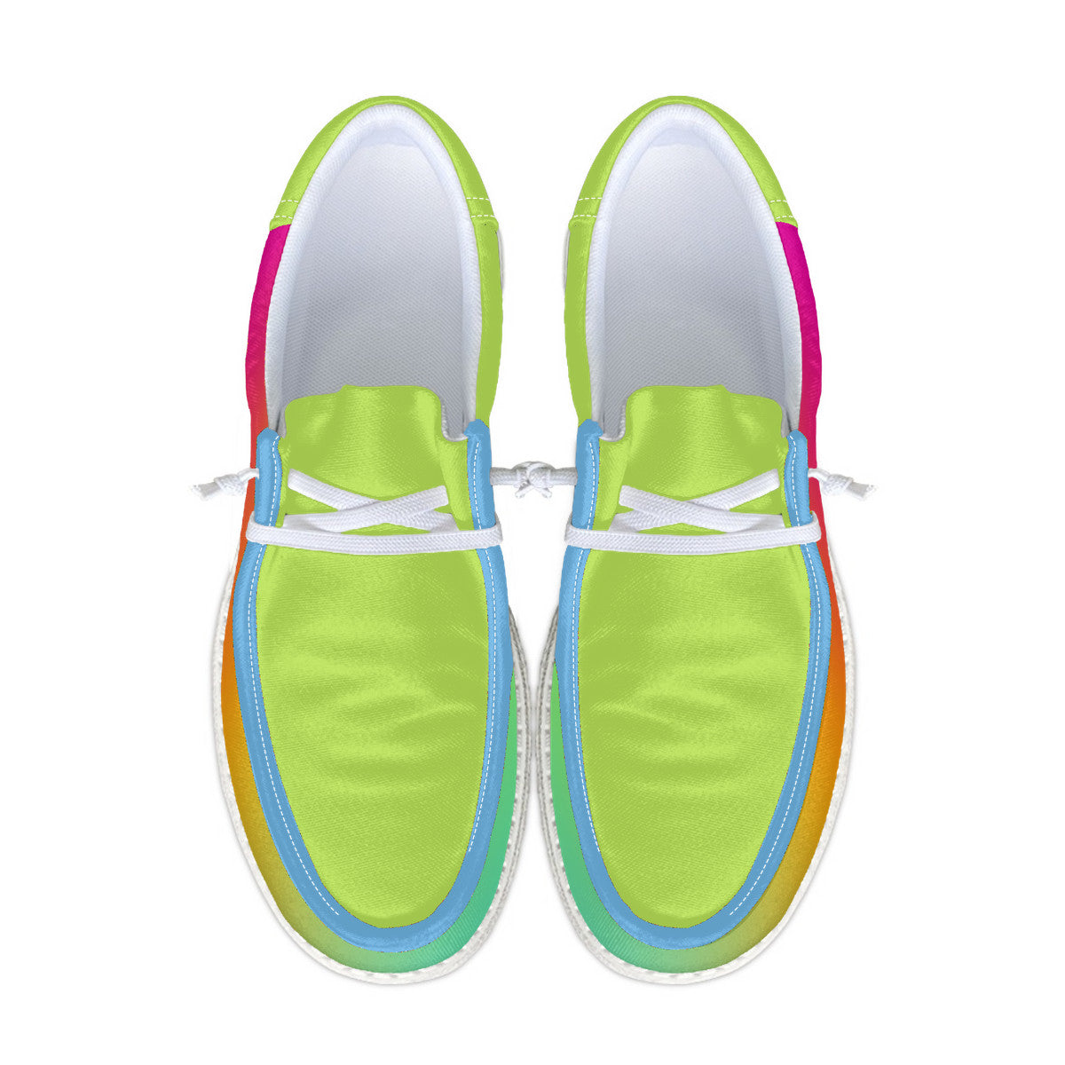 Unisex Gradient Canvas Loafers