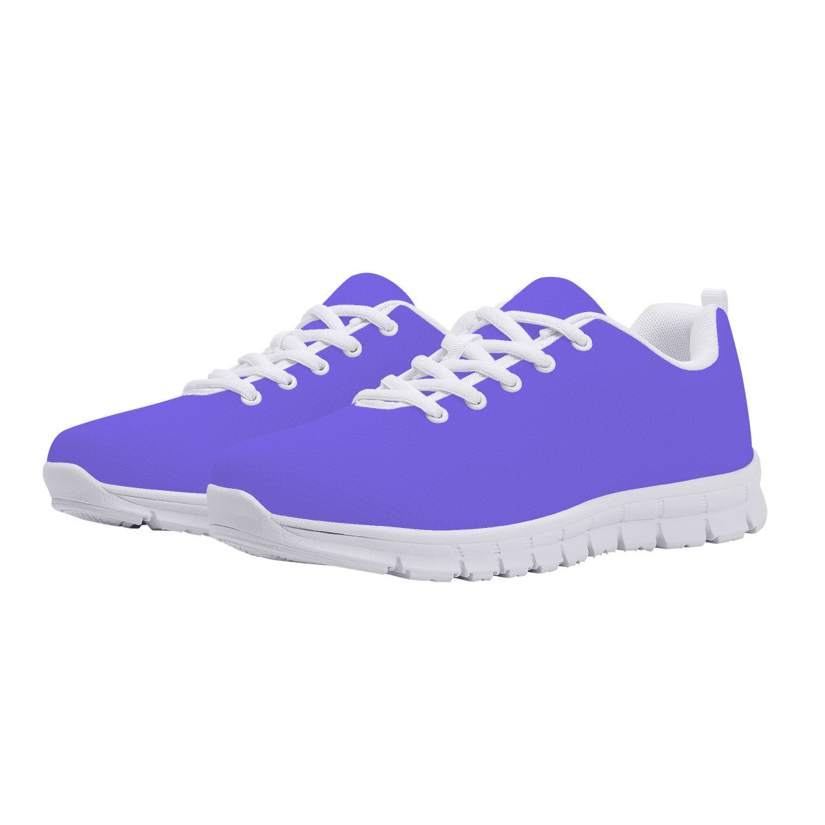 Purple Sneakers - White