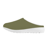 Olive Green Mesh Slipper