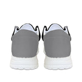 Black and gray Canvas Loafers