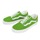 Neon Green Low Top Flat Sneaker