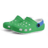 Kid's Green and Blue Casual Clogs