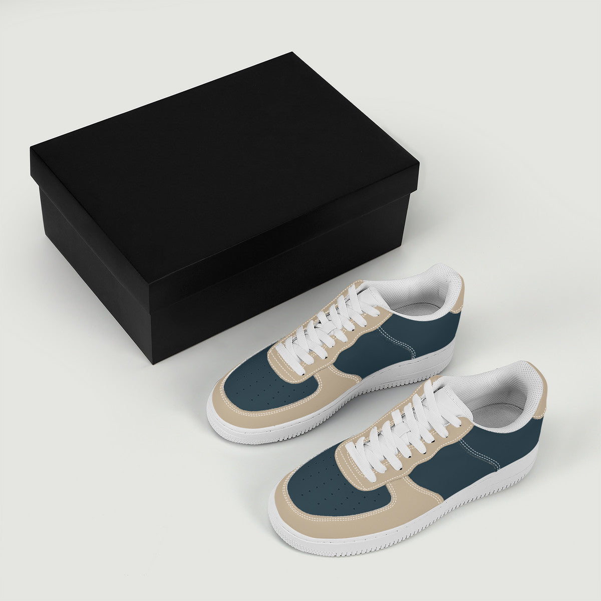 Smoky Blue Low Top Unisex Sneaker