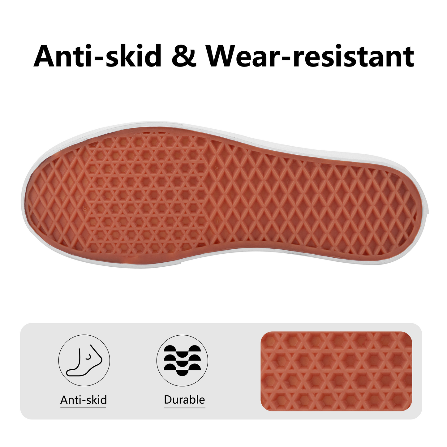 Orioles Orange Skate Slip On Shoes