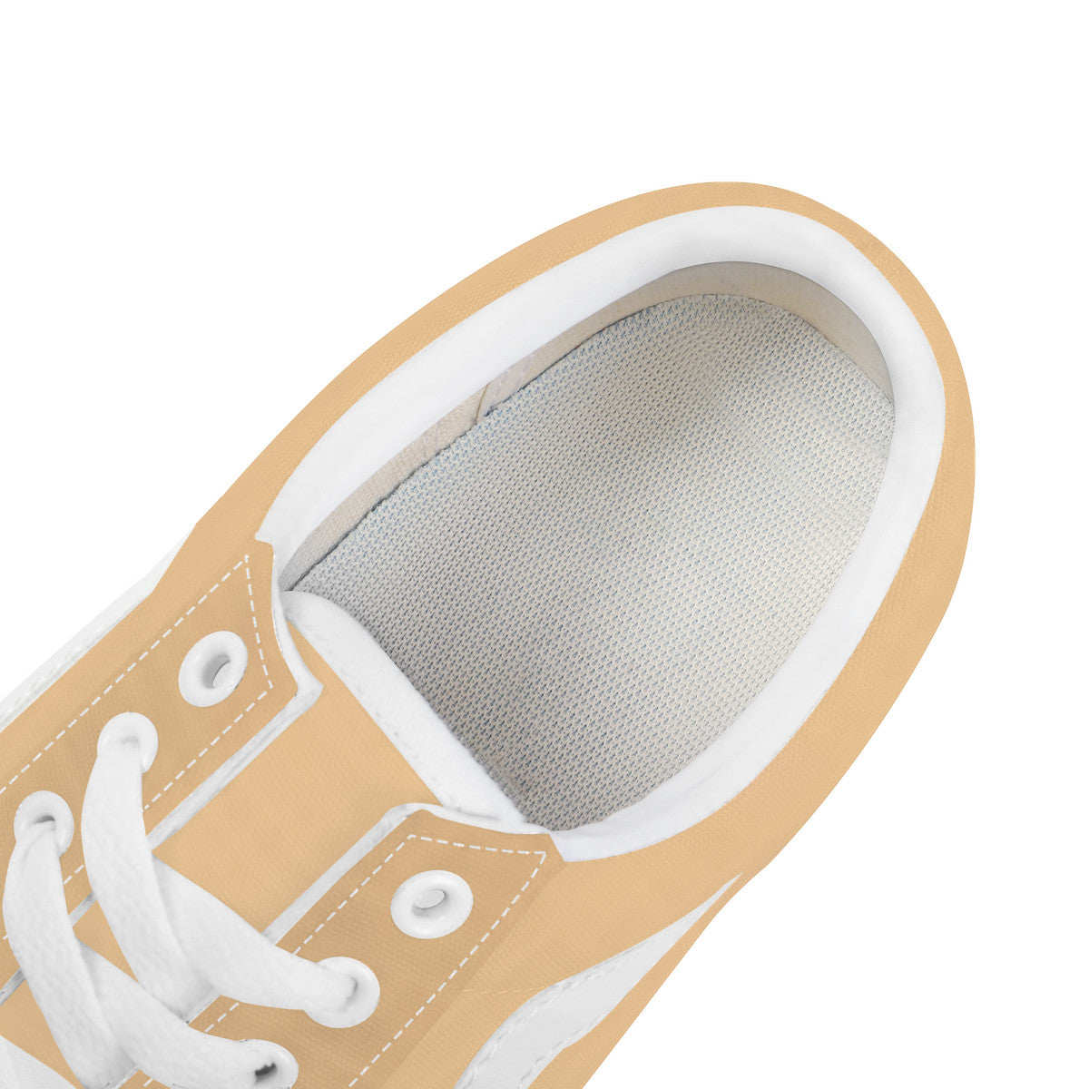 Tan Low Top Flat Sneaker
