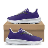Purple Unisex Lace Up Running Shoes