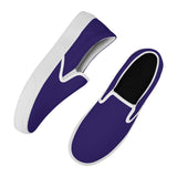 Ravens Purple Skate Slip On Shoes