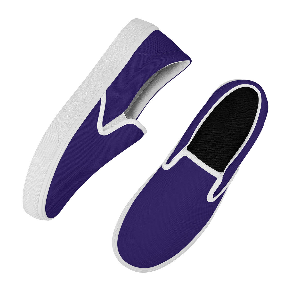 Ravens Purple Skate Slip On Shoes