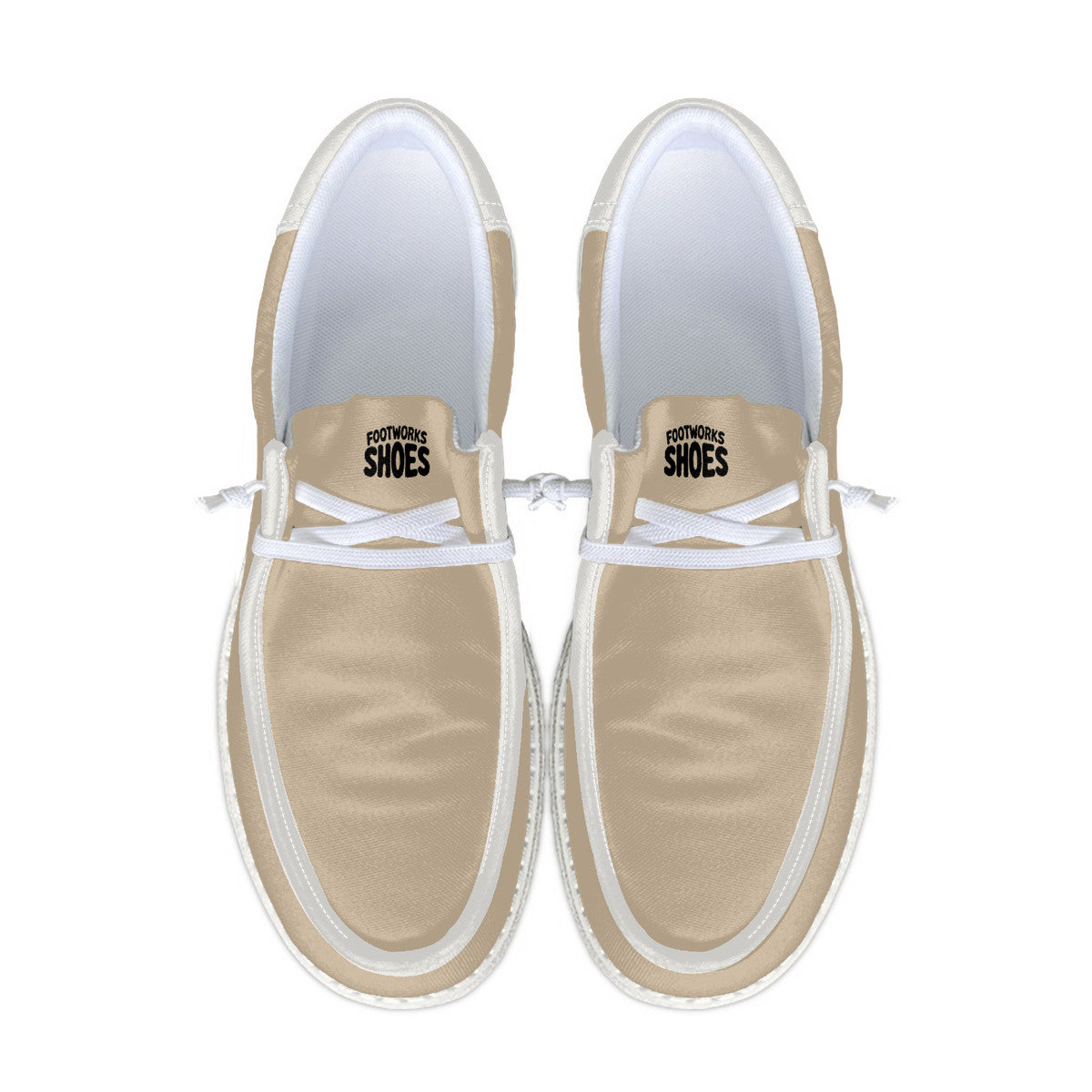 Mocha Brown Unisex Canvas Loafers